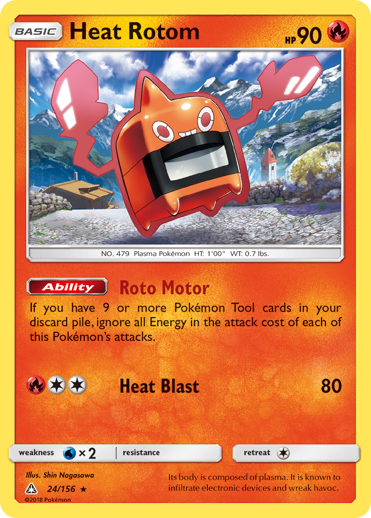 Ultra Prism Heat Rotom #24/156